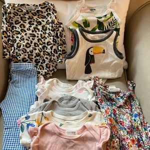 6-12m baby girl clothing EUC bundle